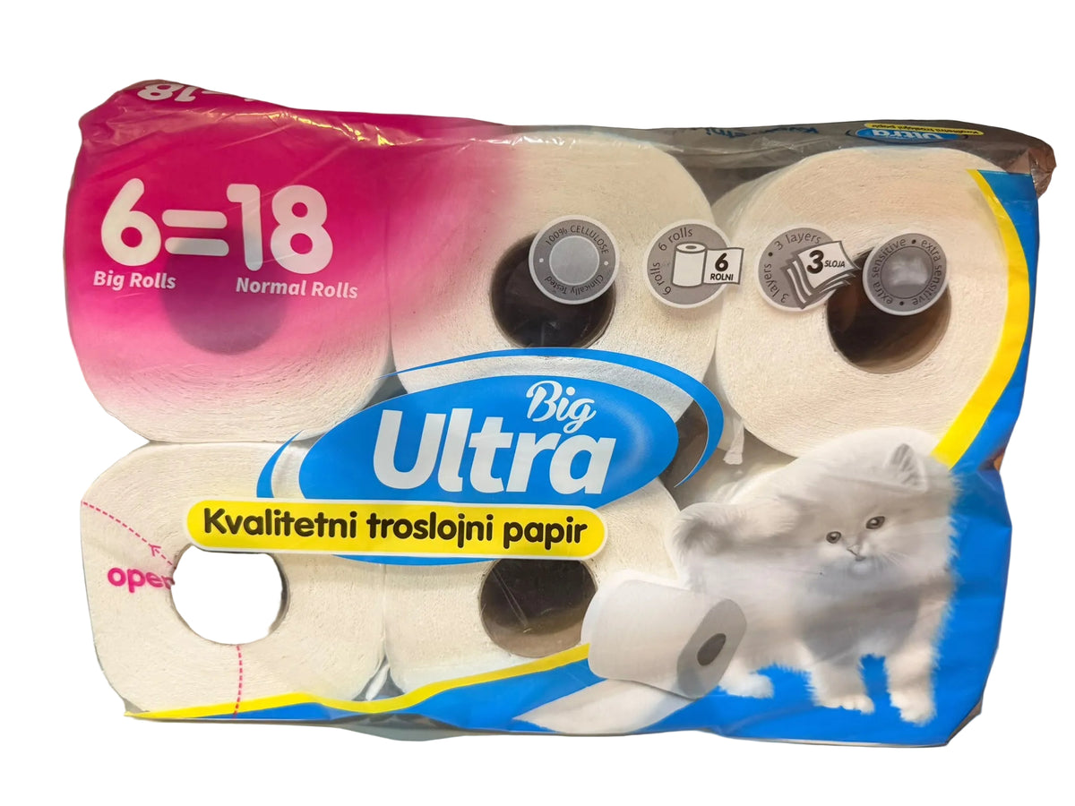 Toilet paper x6 roll 3Ply
